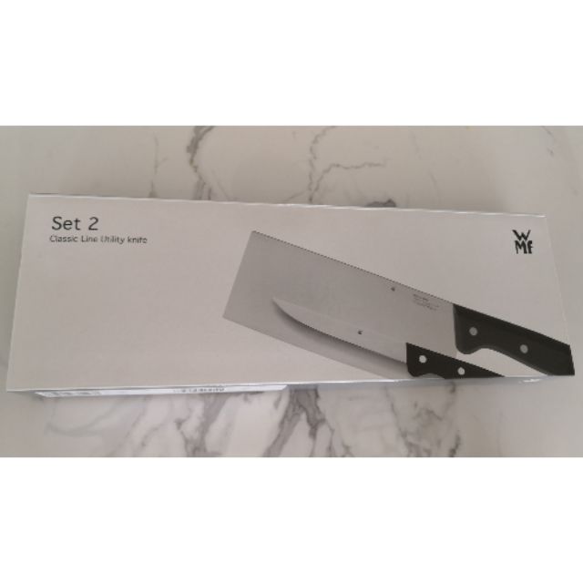 WMF 德國 葉片鋼CLASSIC LINE中式菜刀+ 14cm廚師刀