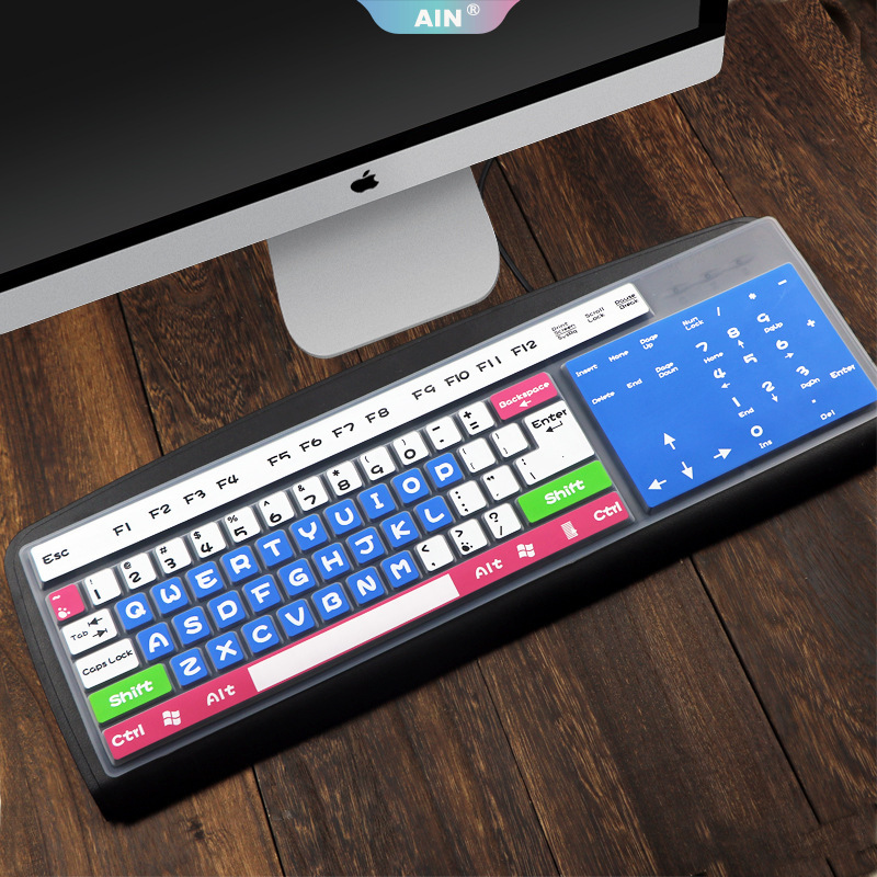 宏碁 彩色 ACER PR1101U 鍵盤膜 純矽膠高透PC桌上型鍵盤蓋 台式機鍵盤膜 保護膜 筆電鍵盤保護膜 矽膠膜