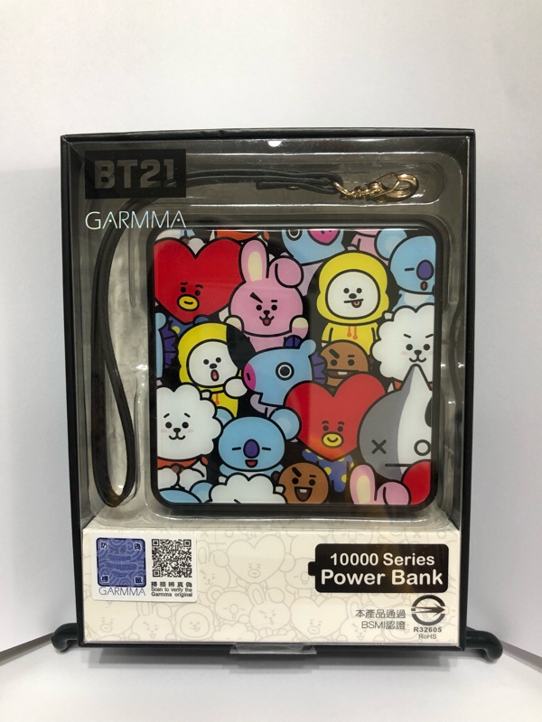 GARMMA 宇宙明星BT21 方塊行動電源 韓國防彈少年團 BTS 行動電源 充電器 行動充 萬用充 充電飽 原廠