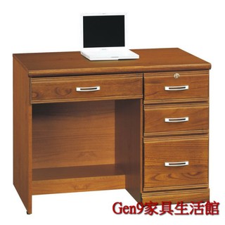 Gen9 傢俱生活館..樟木色半實木3.2尺書桌下座(643)-SB*297-2..臺北地區免運費!!