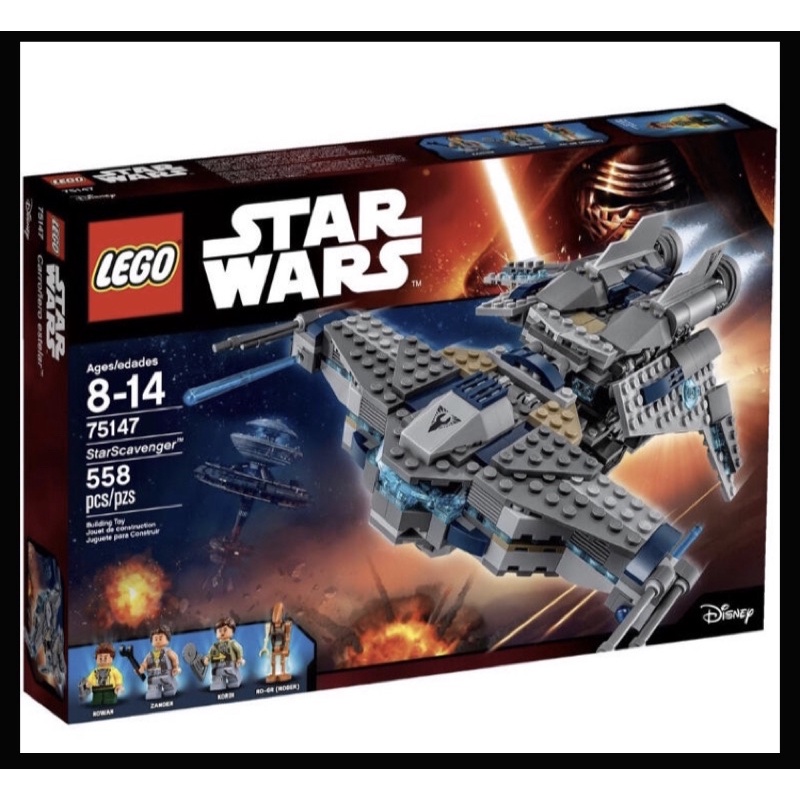 Lego樂高 75147 STAR WARS 星際大戰 原力覺醒 （無盒，無貼紙，可傳說明書電子檔）