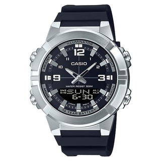 CASIO卡西歐 AMW-870-1A 數位/指標 十年電力 粗曠數位雙顯系列 44mm