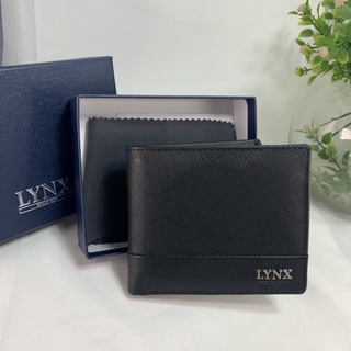 LYNX 美國山貓 專櫃品牌 多卡透明窗 短夾 雙大鈔層 進口牛皮 LY16-2112-99 黑色$2200