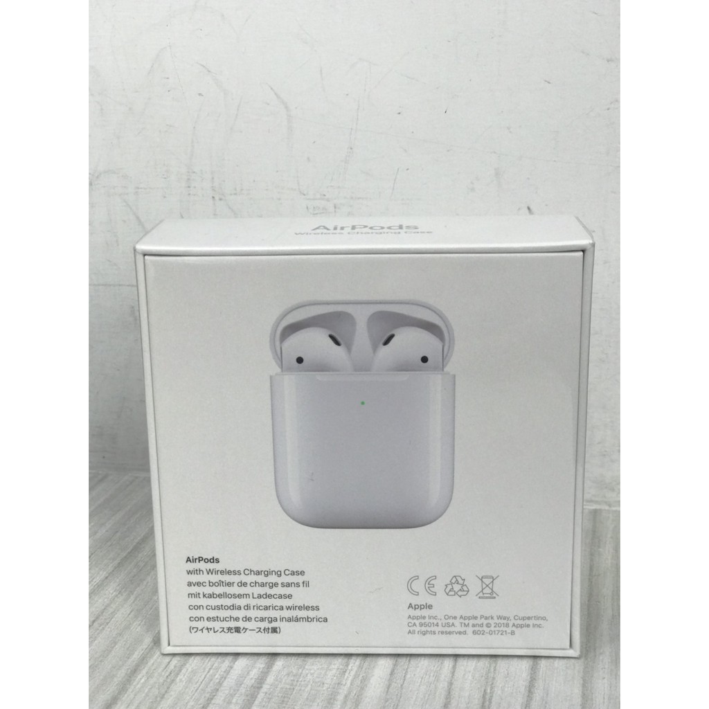 [台灣公司貨] Apple AirPods II代 無線藍牙耳機 二代 無線充電盒 蘋果原廠公司貨