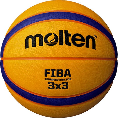 台灣官方公司貨【MOLTEN】 B33T5000 3x3 6號合成皮比賽用球 6號籃球FIBA 國際 三打三 鬥牛籃球