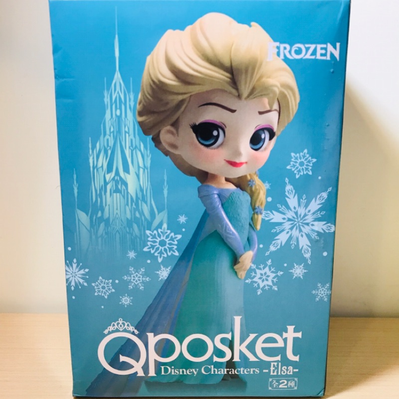 💋 （娃娃機）Qposket WCF DXF 迪士尼 迪士尼公主 冰雪奇緣 Elsa 標準盒 港版 公仔 模型 娃娃機