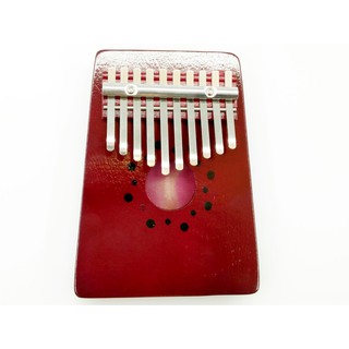 【老羊樂器店】開發票 拇指琴 卡林巴琴 10音 姆指琴 十音kalimba 手指鋼琴 奧福樂器 orff 紅色 原木