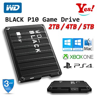 【Yes！公司貨】WD 威騰 BLACK P10 Game XBOX PS4 2TB 4TB 5TB HDD 行動硬碟