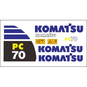 挖土機貼紙 KOMATSU PC70-8
