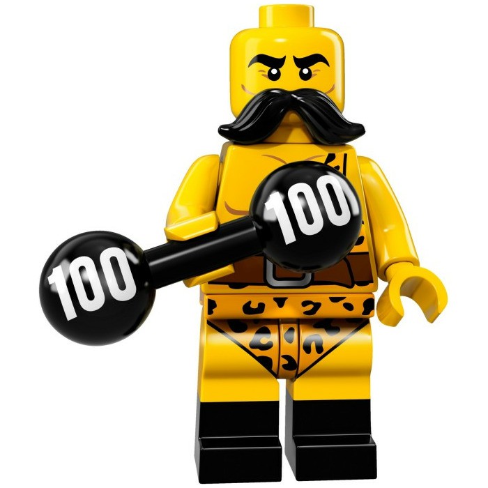Lego 71018 樂高人偶包 17代 馬戲團舉重男