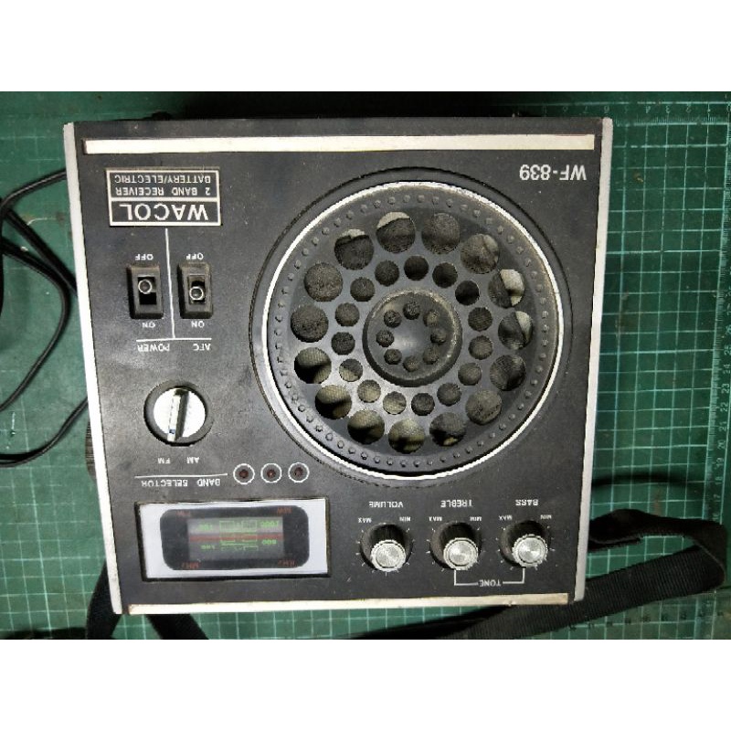 華歌WACOL WF-839二波段收音機 早期收音機 古董收音機 免運費