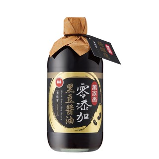 【蝦皮直營】萬家香 零添加黑豆醬油450ml