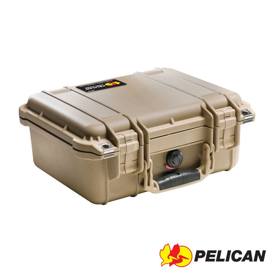 PELICAN 1400 NF 氣密箱 - 空箱 (沙漠黃) 廠商直送