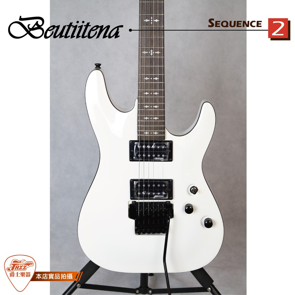 【爵士樂器】原廠公司貨保固 Beutitena HS-035 WH Schecter型 電吉他