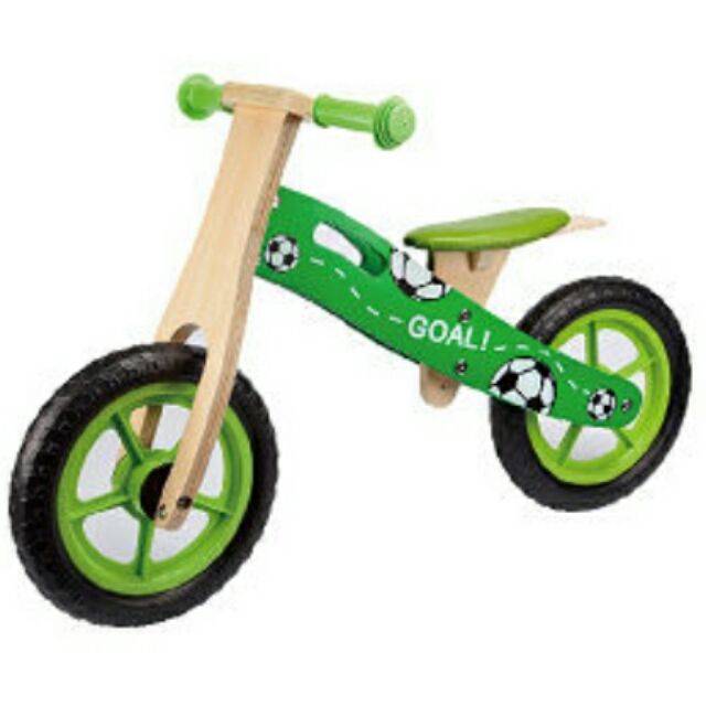 《小饅頭本舖》 時尚英倫風滑步車 木製學步車 兒童平衡車 兒童滑步車 滑行車 溜溜車
