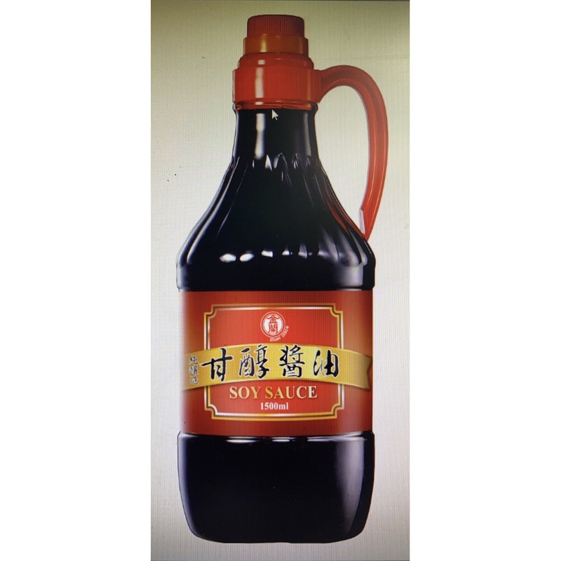 金蘭甘醇醬油1500ml（現貨）★超商限2罐