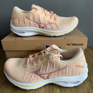 【英明羽球】美津濃 MIZUNO 女款 慢跑鞋 WAVE RIDER25 WAVEKNIT 透氣 J1GD217502
