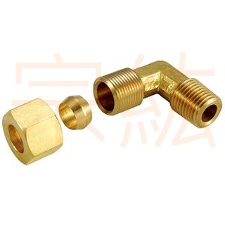 【附發票】銅接頭 接頭 直通 銅管用接頭 彎外牙銅管 C-075-1-6MM C-075-6MM C-075-1