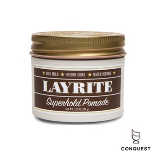 【 CONQUEST 】Layrite SuperHold Pomade 咖啡女郎 黑女郎 強力水洗式髮油 髮泥 髮蠟