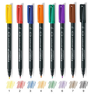 +富福裡+德國 施德樓 STAEDTLER 0.6mm 油性萬用投影筆-F MS318