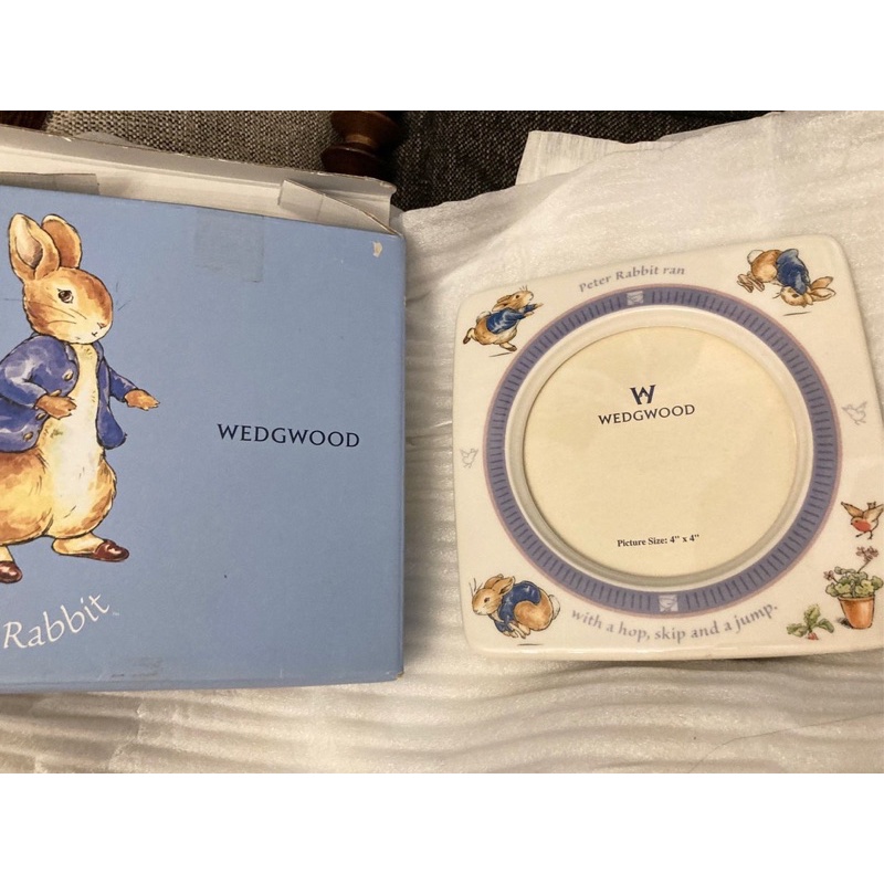 英國製絕版全新正品WEDGWOOD 瓷器 相框 彼得兔