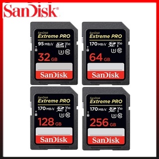 台灣SANDISK Extreme Pro SDXC SD卡 256GB 儲存卡 128G C10 U3 V30 記憶卡