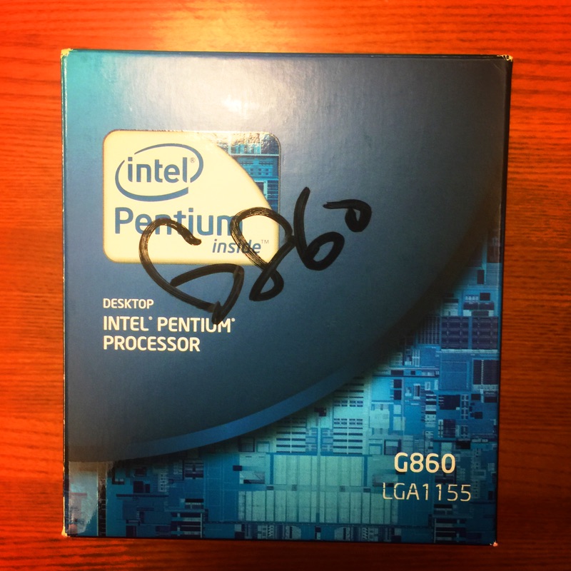 Intel G860 完整盒裝