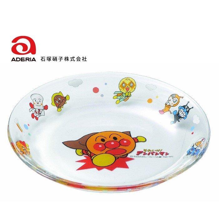 ♡松鼠日貨 ♡日本進口 麵包超人 Anpanman 水果盤 點心盤 蛋糕盤 玻璃盤 盤子~日本製
