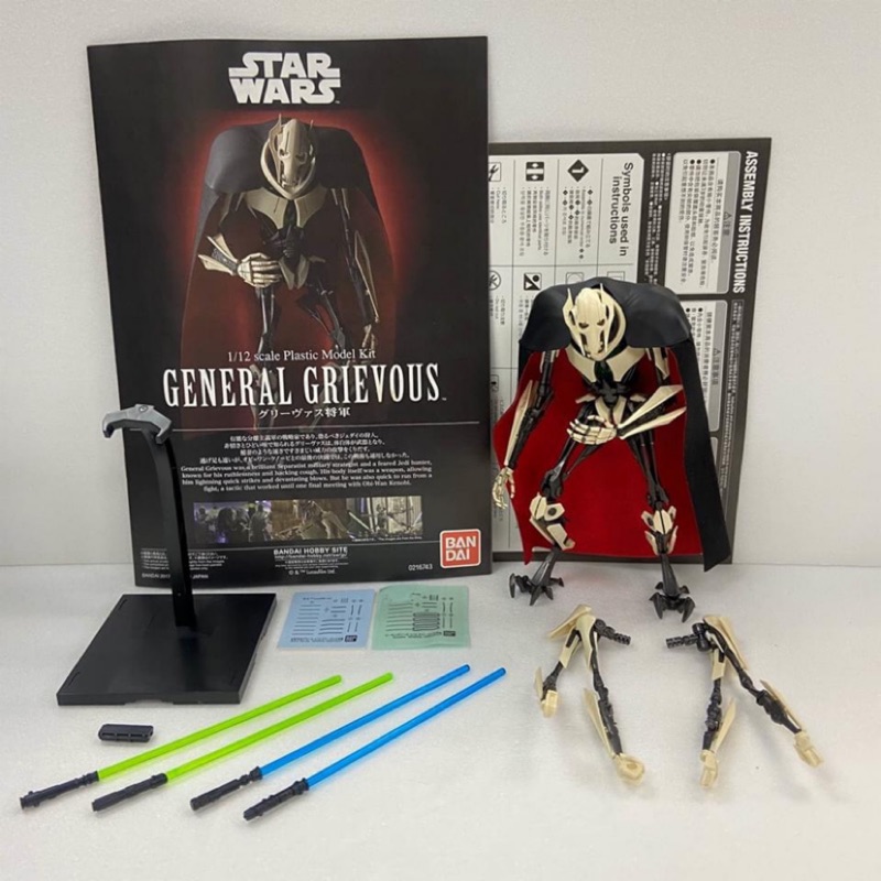 萬代 Bandai Star Wars 星際大戰 General Grievous 格里維斯將軍 1/12模型完成品