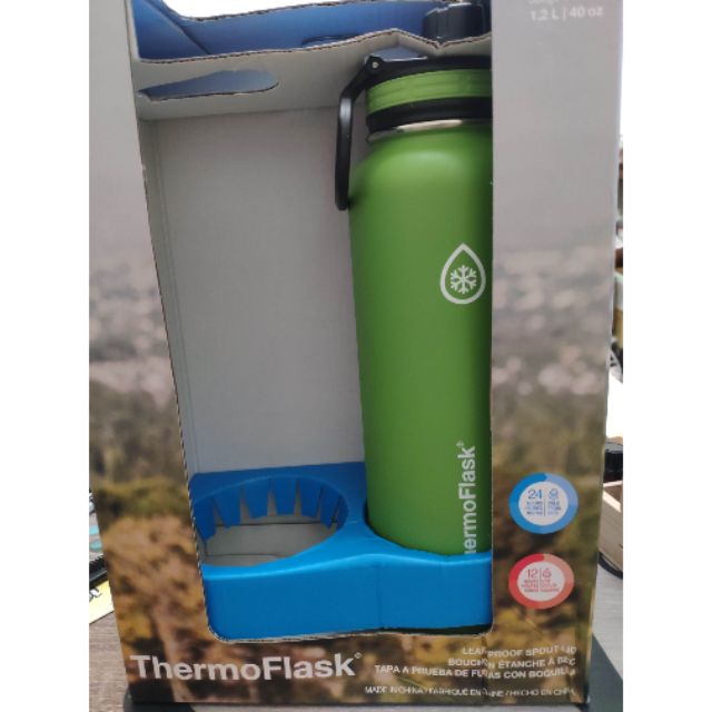 好市多Thermo Flask不鏽鋼水瓶分售全新綠色一個
