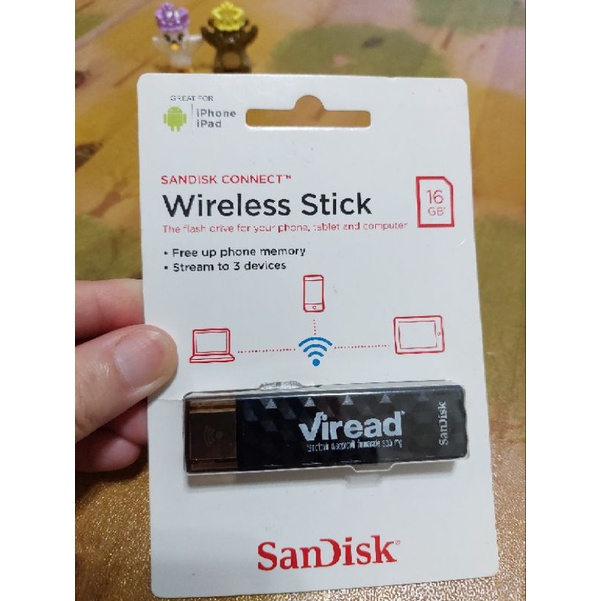 SanDisk Connect Wireless Stick 16G wifi 無線隨身碟 SDWS4