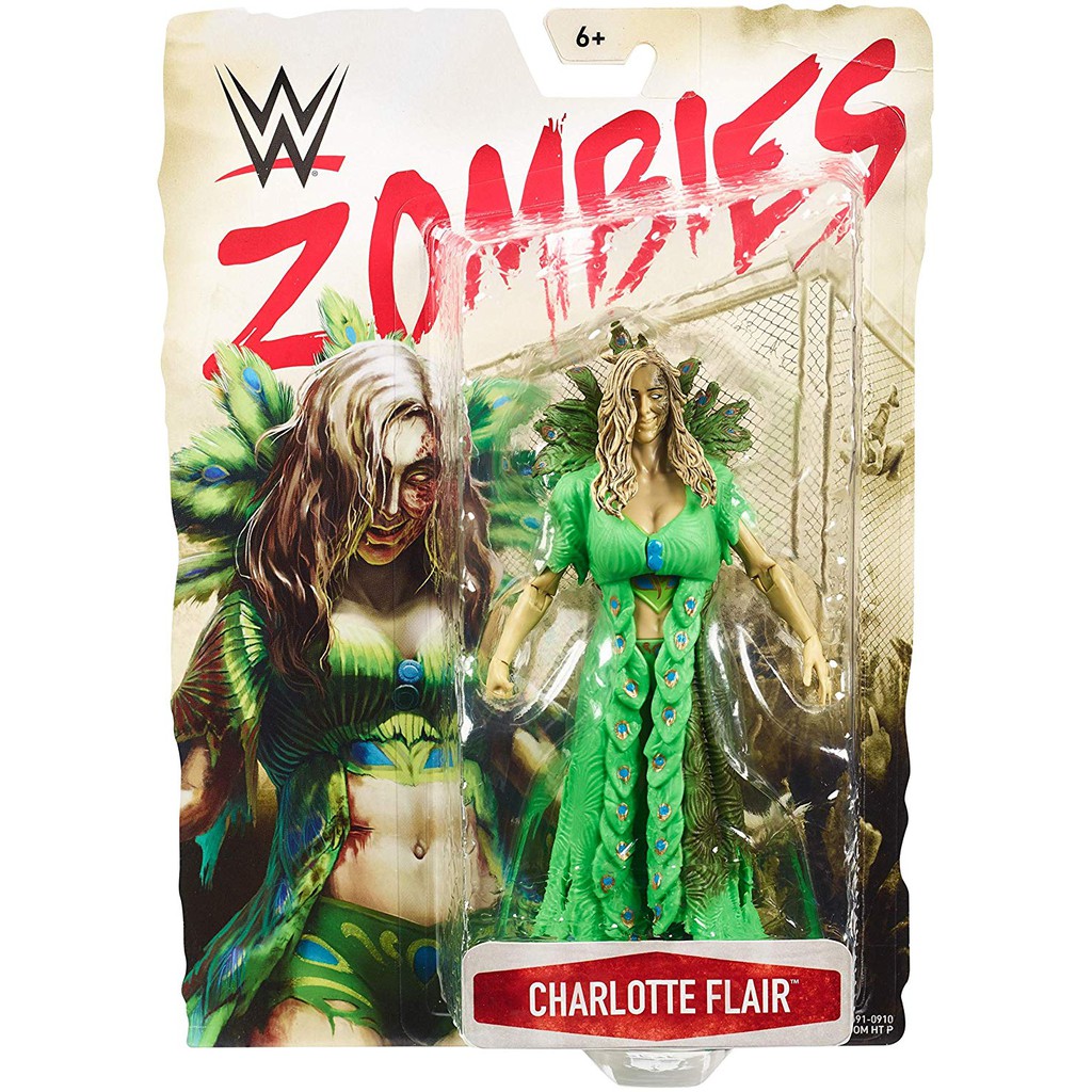[美國瘋潮]正版 WWE Zombies Charlotte Flair Figure 女帝夏洛特殭屍喪屍特別版公仔人偶