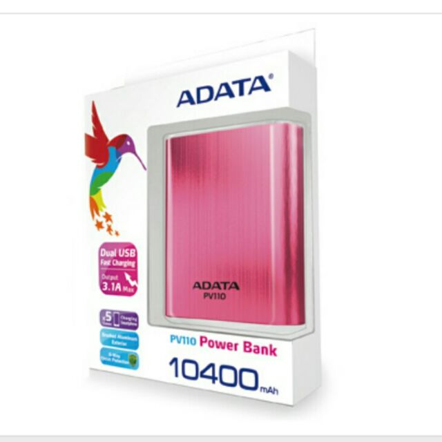又又小舖*            抓寶可夢必備     ！！！！ADATA 10400mAh鋁合金行動電源PV110/3.1A雙USB輸出