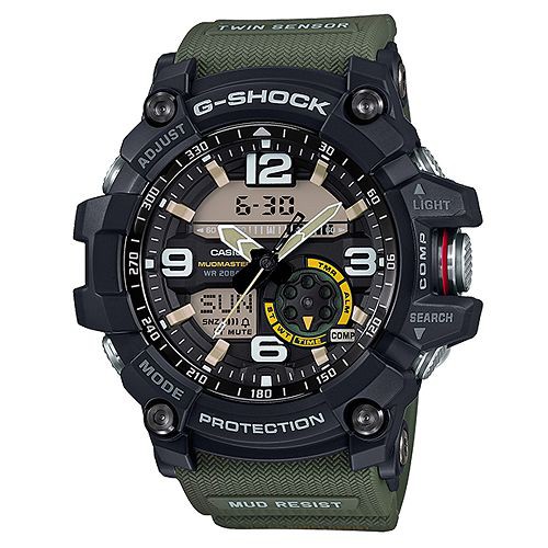 【CASIO】G-SHOCK 極限陸上冒險家軍事設計造型雙顯錶(GG-1000-1A3)正版宏崑公司貨