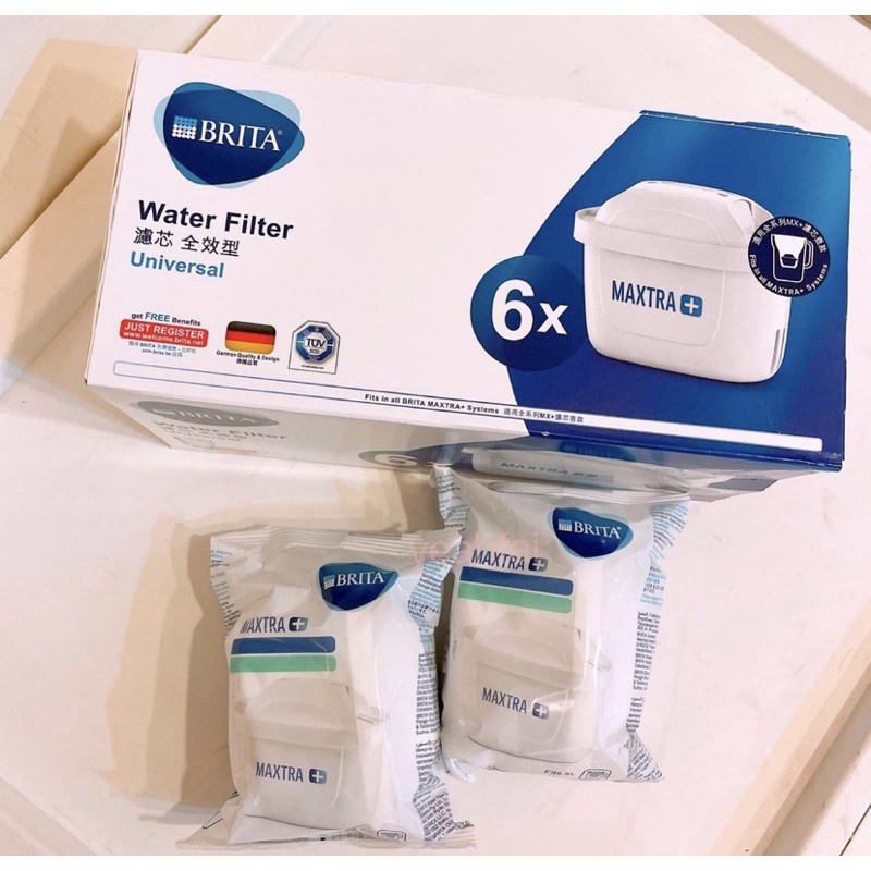 全新 現貨 德國 BRITA MAXTRA Plus 新全效型 濾水壺用濾芯 濾芯 濾心 藍色包裝 6入