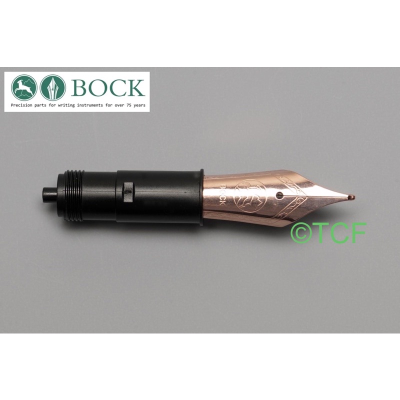 漂亮Bock玫瑰金色版到貨! 德國🇩🇪製 Bock 250筆尖套筒組 歐規#6 35mm 大明尖 玫瑰金色不鏽鋼EF尖