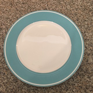 餐盤 英國 Royal Duke 土耳其藍色 大圓盤 盤子 餐具 骨瓷 點心食物 10.5吋平盤 可微波☆HOME家飾☆