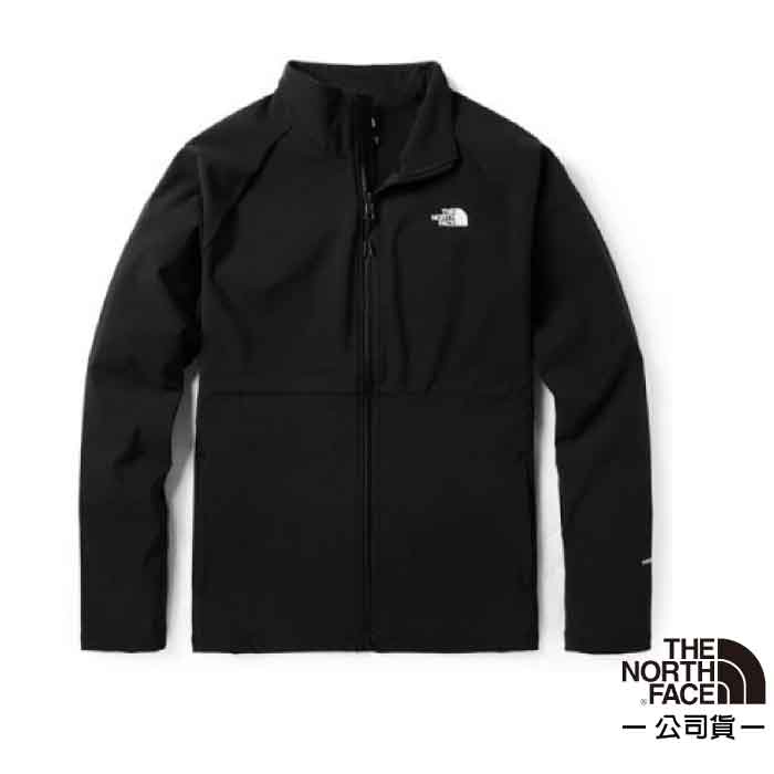 【美國 The North Face】女款 WindWall 可調節防風防潑水外套 軟殼夾克 49ET-JK3 黑 N