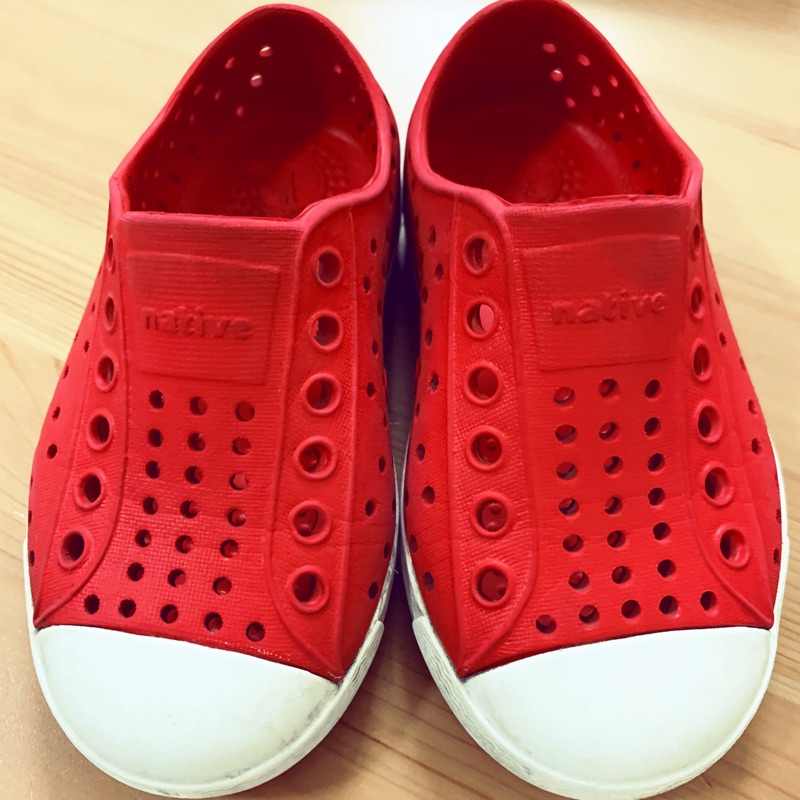 二手/Native/紅色童鞋/C6尺寸