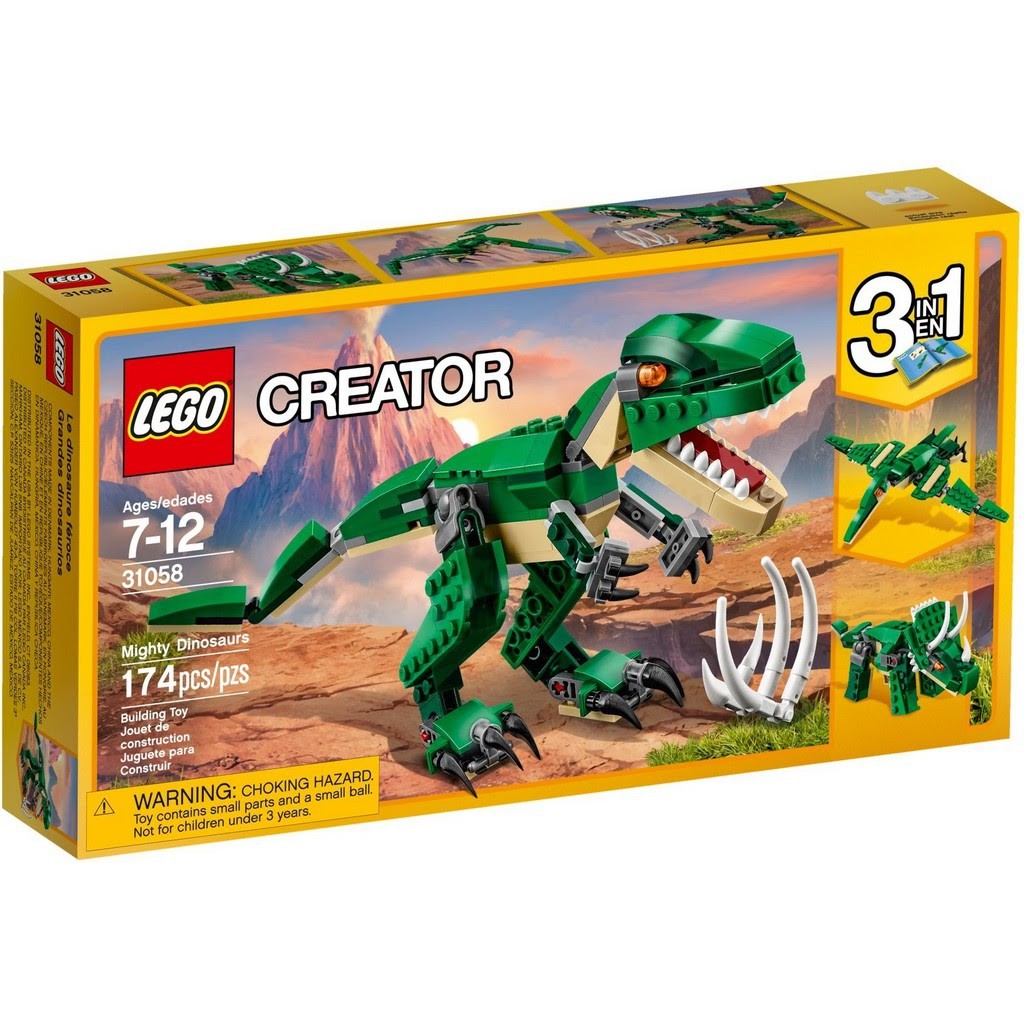 【台南 益童趣】&lt;現貨&gt;LEGO 31058 創意系列 巨型恐龍 百變恐龍 暴龍 三角龍 翼龍 生日禮物 送禮