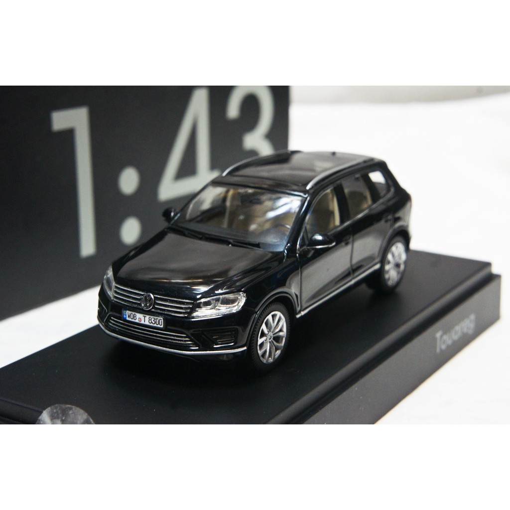 【超值特價】福斯原廠 1:43 Herpa VW Touareg 2015 黑色