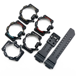 樹脂錶帶錶殼手錶配件適用於 G-Shock ga-400 GBA 錶帶