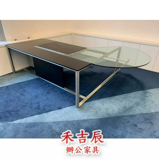 【禾吉辰】二手 主管桌 玻璃 293*176 辦公桌 電腦桌 桌子 多款式 辦公傢俱