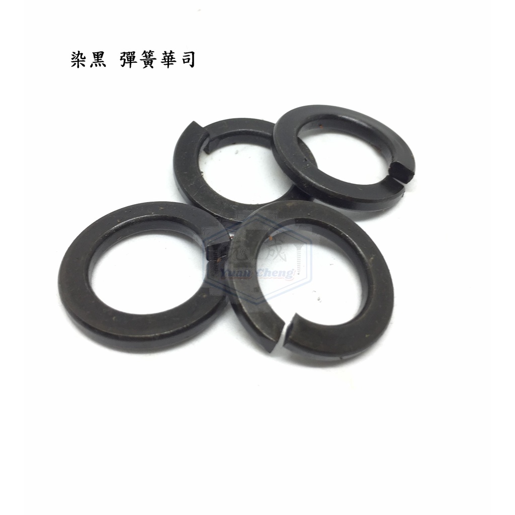染黑 彈簧華司 1/8 ~ 1-1/2 彈簧墊片 墊圈 英制各尺寸