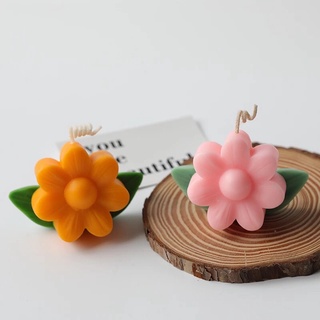 【美倫美】矽膠模 臺灣出貨 韓式創意 立體小花朵 蠟燭模具 香薰DIY材料INS 綱紅小清新