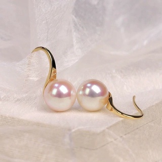 925純銀天然淡水珍珠耳環 高跟鞋耳鈎 長款銀耳釘 氣質 銀飾品 防過敏