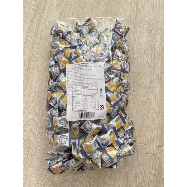 海鹽檸檬糖/海鹽檸檬糖 1公斤裸包裝1000公克 big foot HIMALAYA 馬來西亞美食