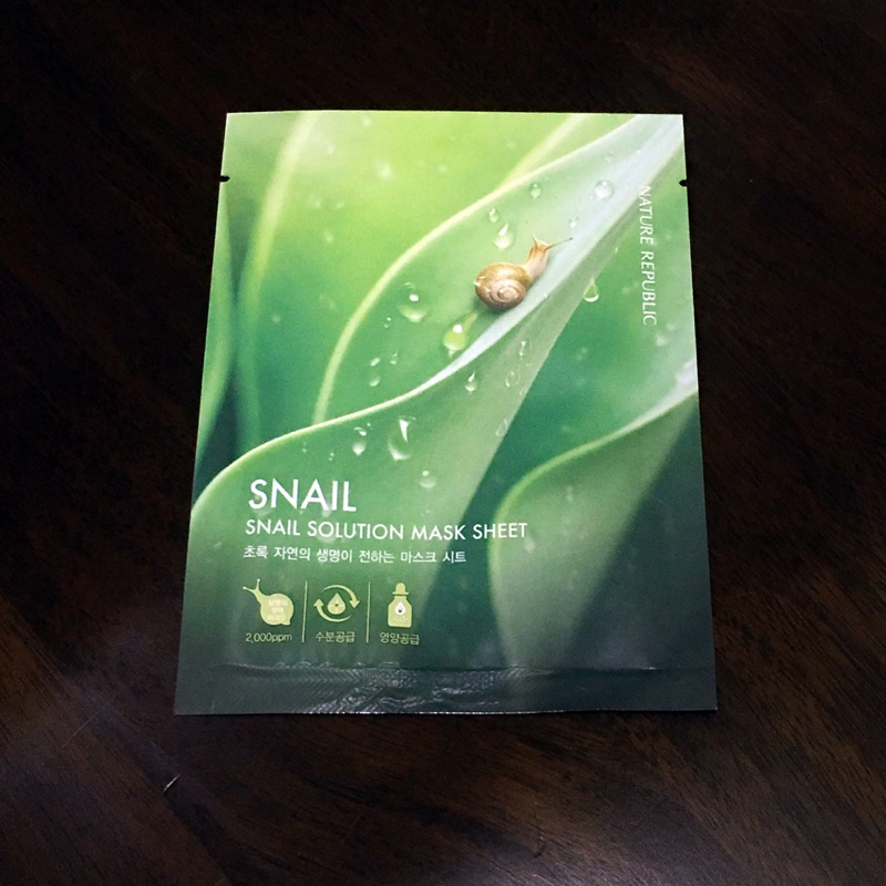 ［現貨］✨買1送1✨韓國Nature Republic Snail蝸牛面膜