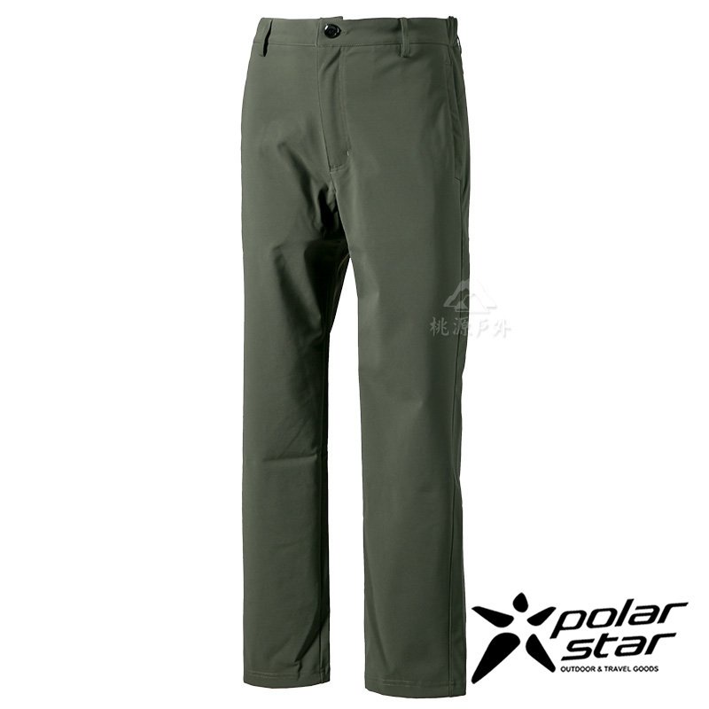 【PolarStar】中性 Soft Shell保暖褲『軍綠』P21405