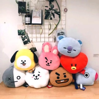 8款✨BTS 防彈少年團 BT21 抱枕 約35公分 毛絨 靠墊 公仔 汽車靠枕 玩偶 娃娃 玩具 官方同款